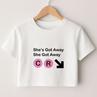 She Got Away Crop top