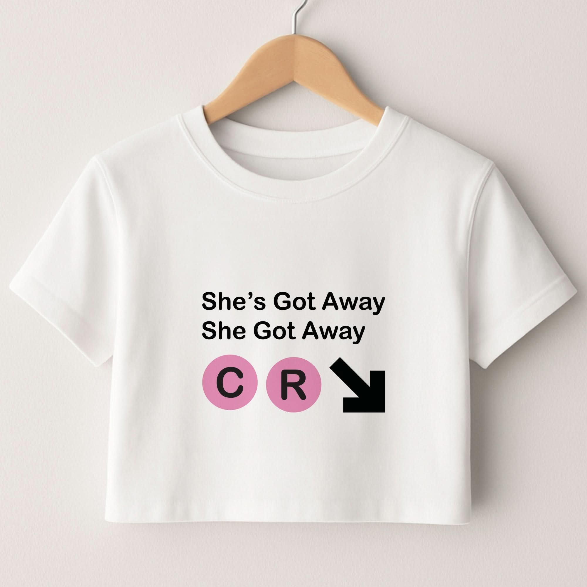 She Got Away Crop Top
