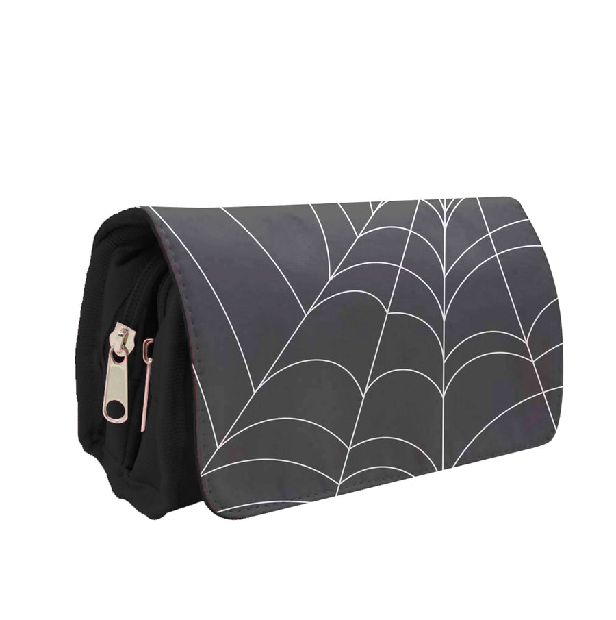 Black Cobwebs Pattern Pencil Case