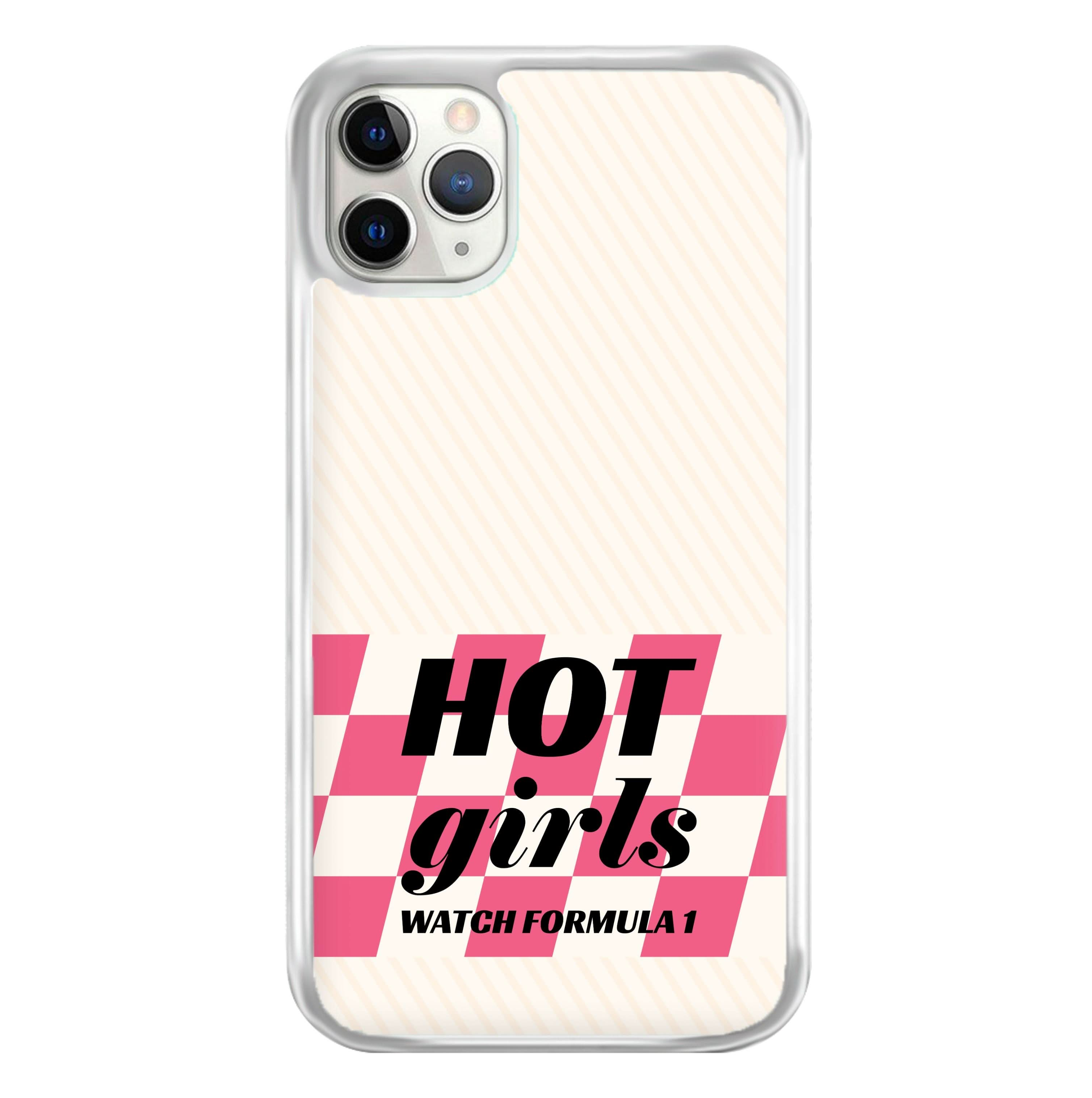 Hot Girls Watch Formula One Phone Case