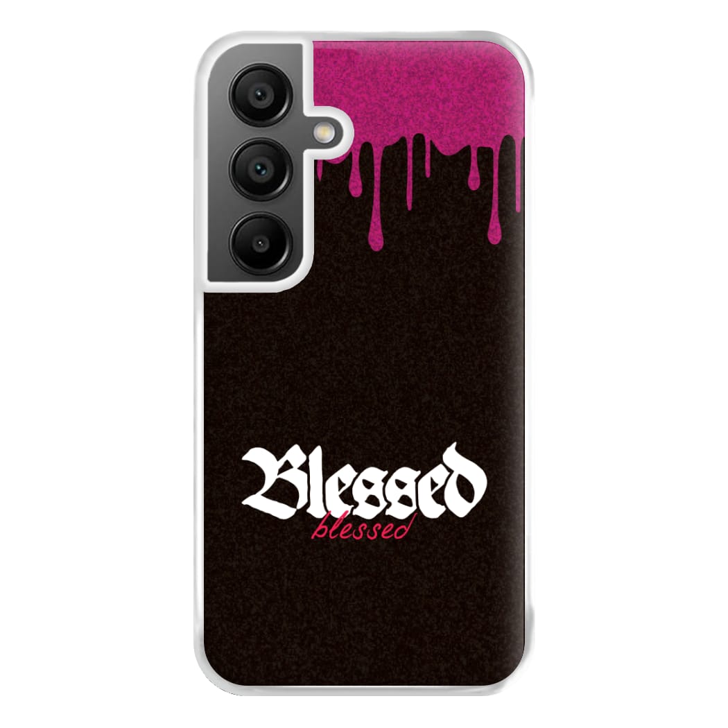 Glitter Blessed Galaxy A55 Case