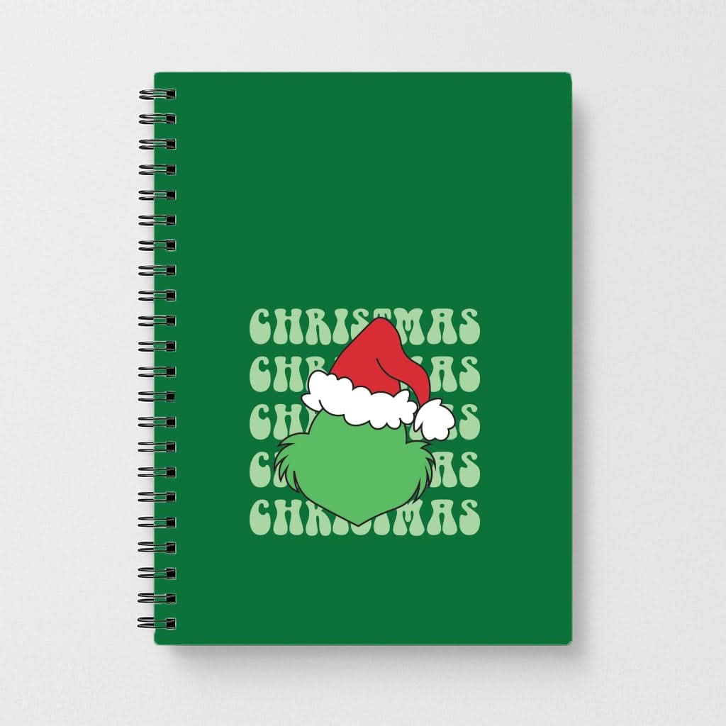 Green Creature Christmas Notebook