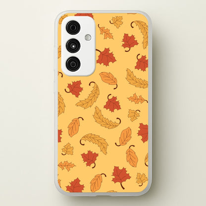 Leaves Assortment Pattern Galaxy A15 Case