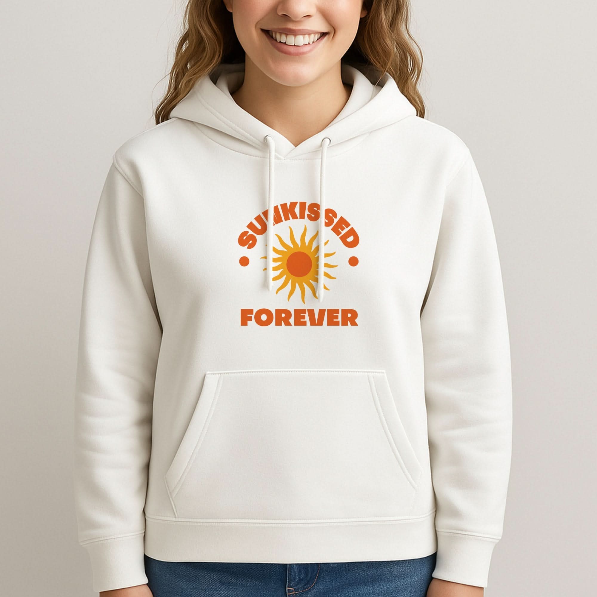 Sunkissed Forever Womans Hooded Sweatshirt