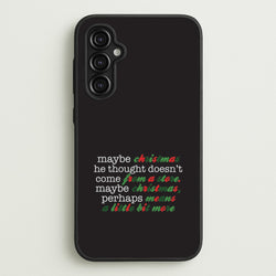 Green Creature Quote Galaxy A14 Case