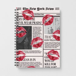 Headline Kisses Notebook