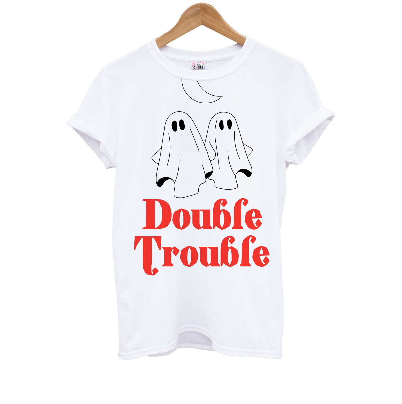 Double Trouble Black Kids T-Shirt