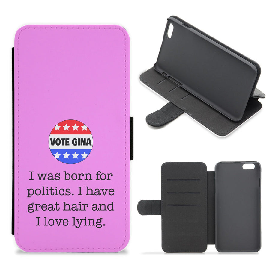 Vote Gina - Brooklyn Nine-Nine Flip / Wallet Phone Case