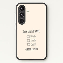 Eleven's Christmas List Galaxy S24FE Case
