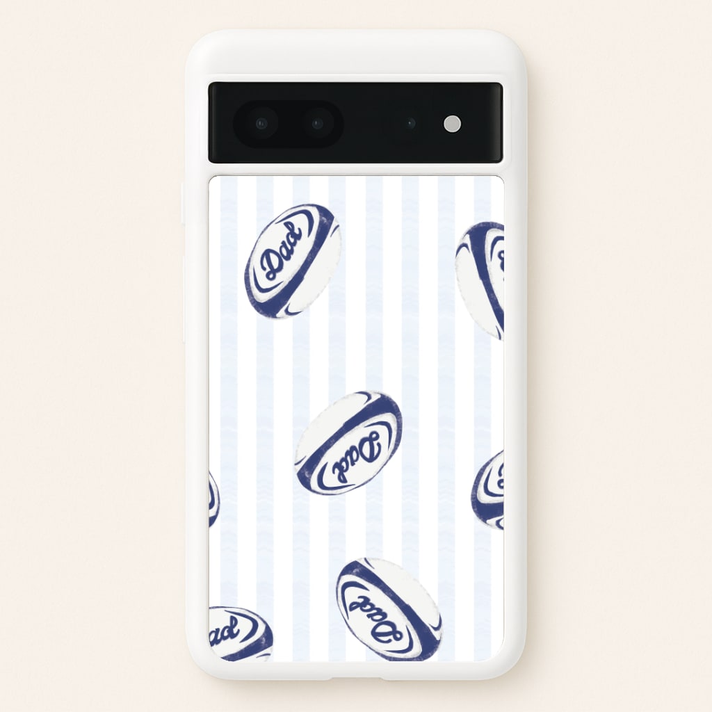 Dad Rugby Ball Pattern Google Pixel 7 Case