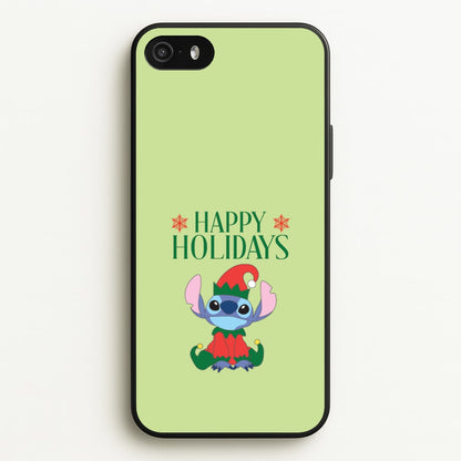 Cute Blue Alien Elf iPhone 5 / 5s / SE 2016 Case