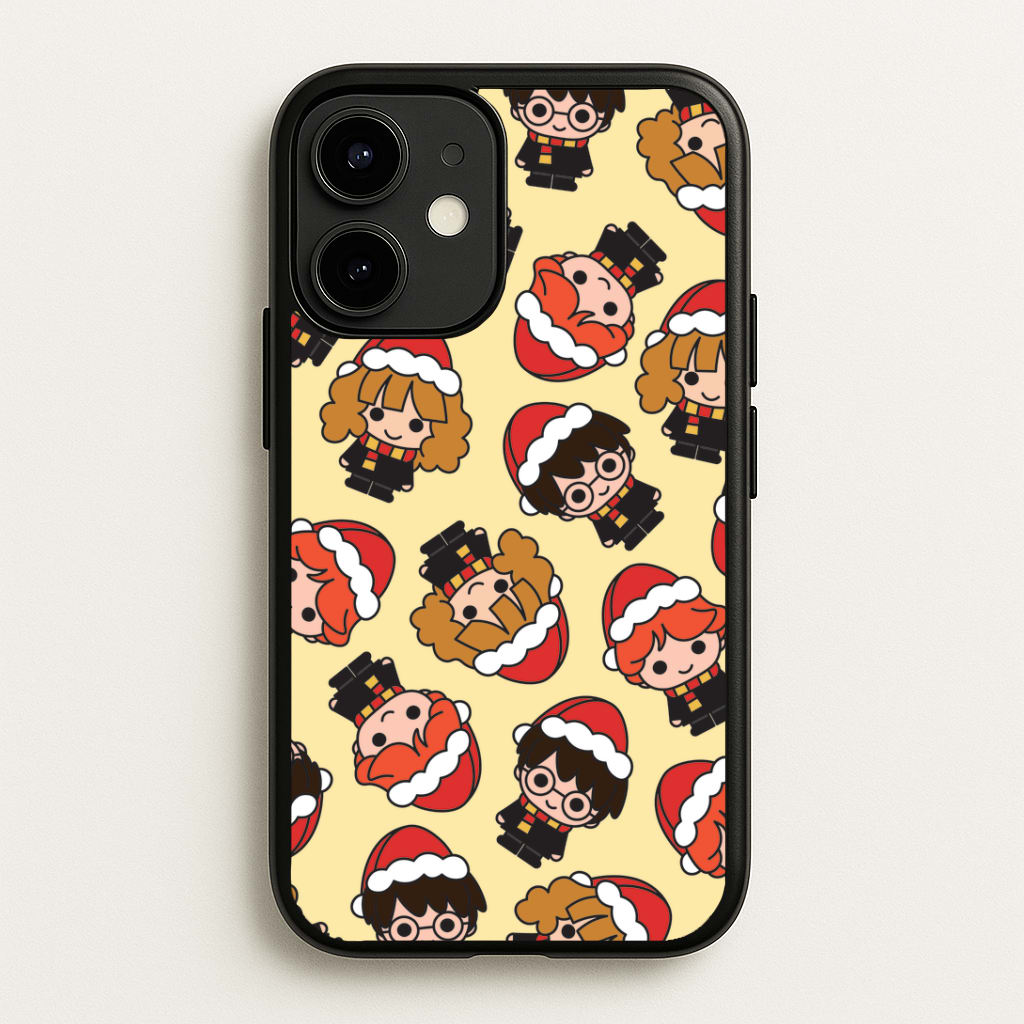 Wizards With Christmas Hats Pattern iPhone 12 Mini Case