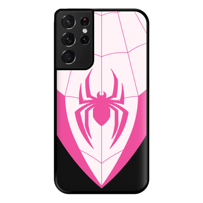 Pink And Black Spider Costume Galaxy S21 Ultra Case