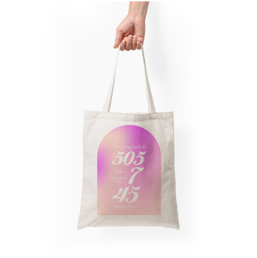 I'm Going Back To 505 - Arctic Monkeys Tote Bag