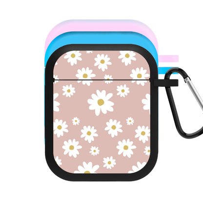 Spring Daisy Pattern AirPods Case