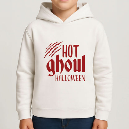 Hot Ghoul Halloween Boys Hoodie