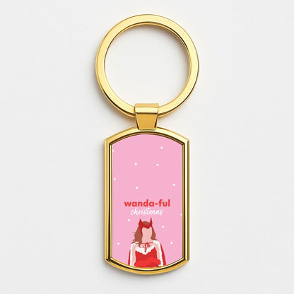 Wanda-ful Christmas Gold Keyring
