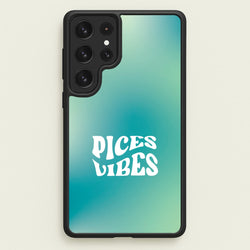 Pices Vibes Gradient Zodiac Galaxy S22 Ultra Case