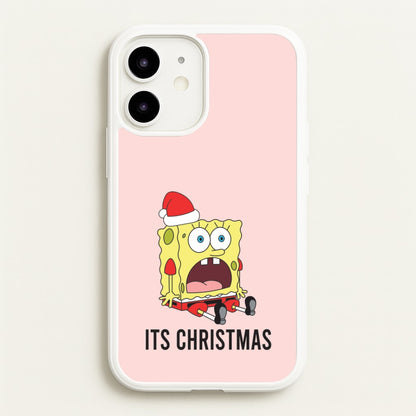 It's Christmas Cartoon Sponge iPhone 12 / 12 Pro Case