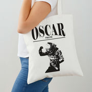 Oscar Orange And Black Tote Bag 2