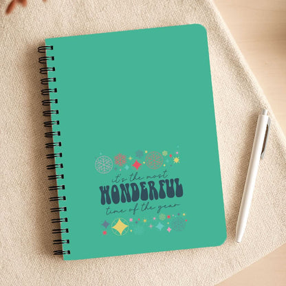 The Most Wonderful Time Of The Year Geometric Notepad