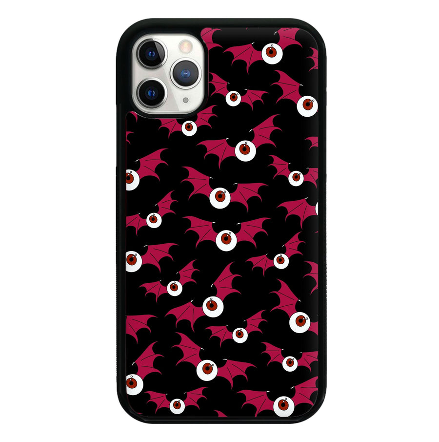 Red Bat Pattern Phone Case