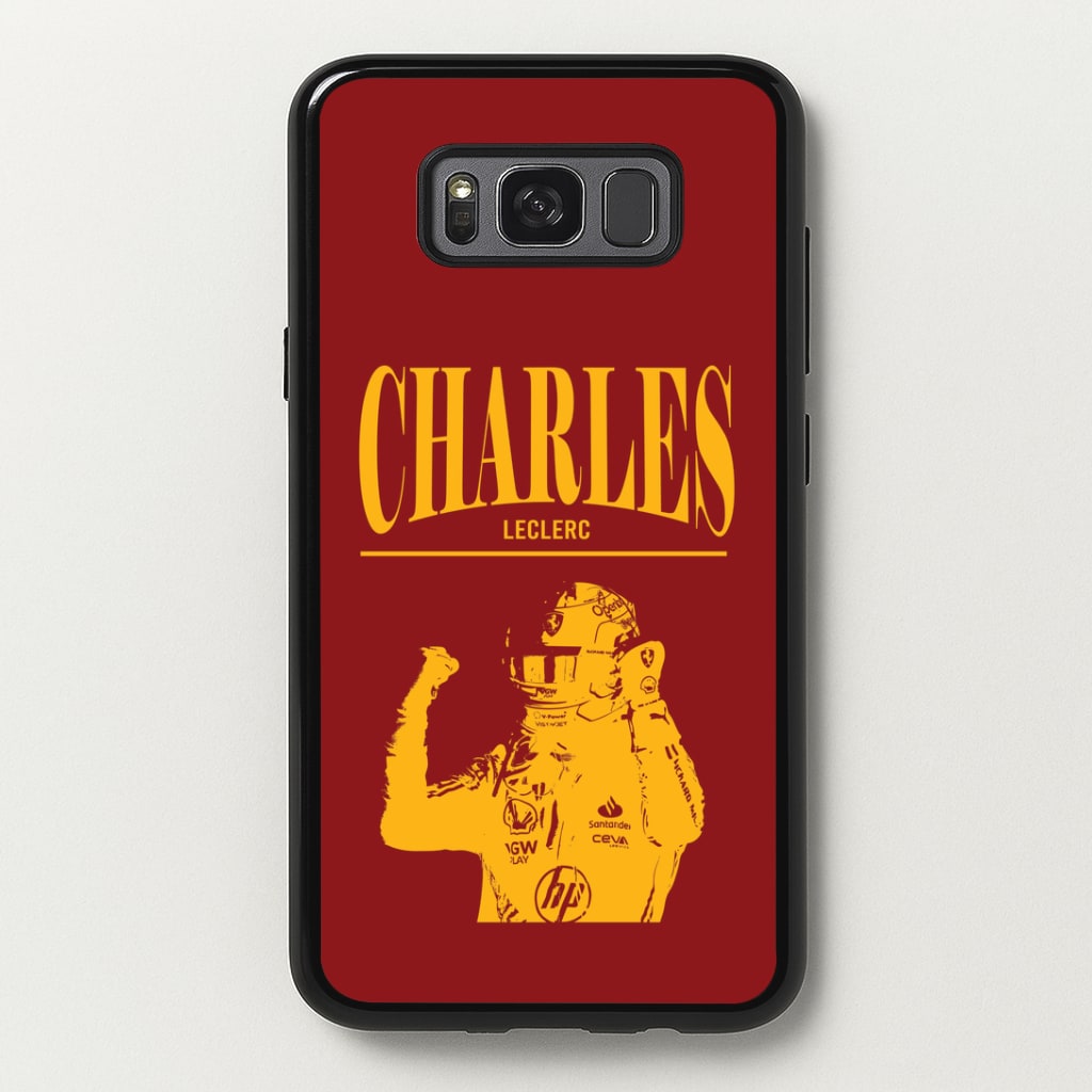 Charles Red And Gold Galaxy S8 Plus Case