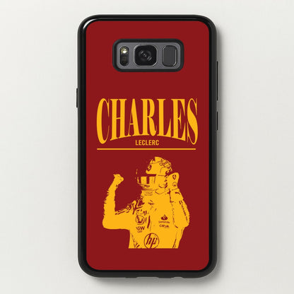 Charles Red And Gold Galaxy S8 Plus Case