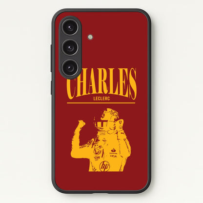 Charles Red And Gold Galaxy S24 Case