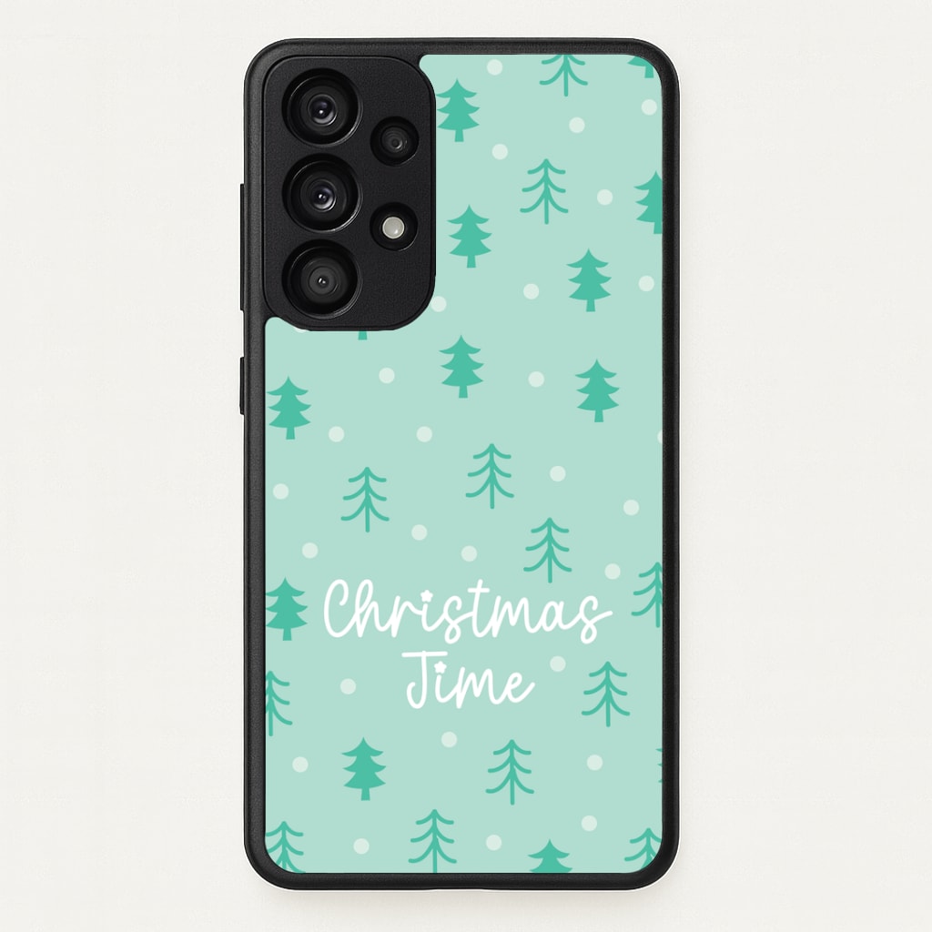 Cute Xmas Trees Pattern Galaxy A53 Case