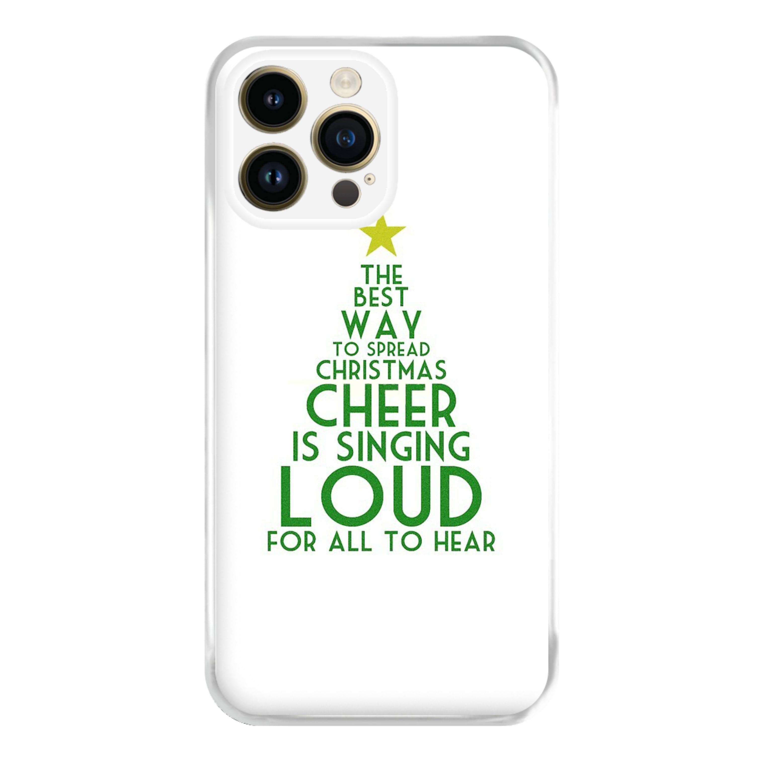 The Best Way To Spread Christmas Cheer - Elf Phone Case