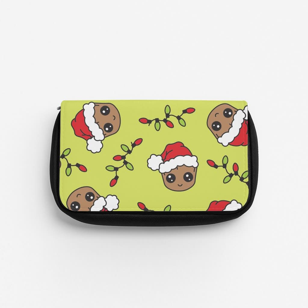 Christmas Tree Hero Pattern Pencil Case