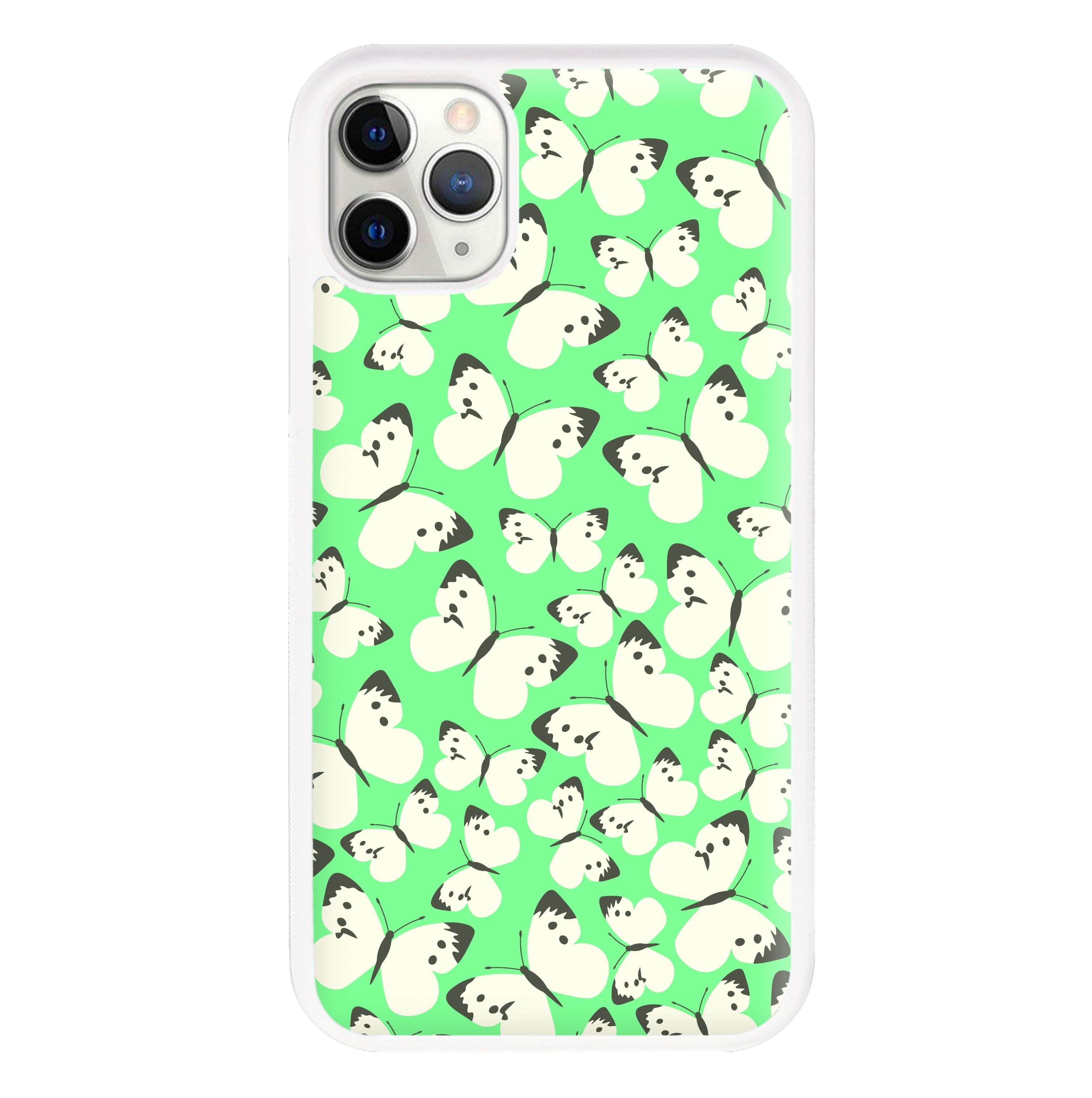 White Butterfly - Butterfly Patterns Phone Case