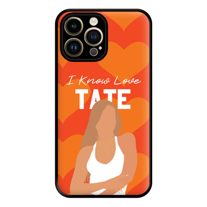 I Know Love Pattern iPhone 15 Pro Max Case
