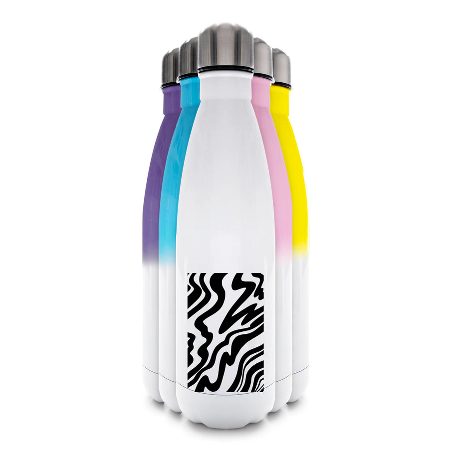 Black And White - Halloween Water Bottle