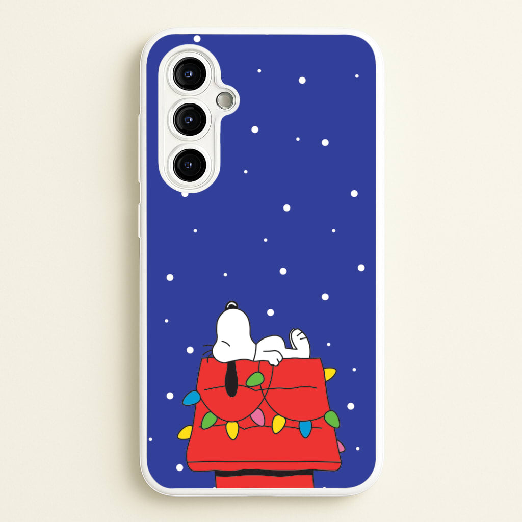 Cartoon Beagle Fairylights Galaxy A54 Case
