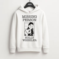 Missing Person Holly Kids Hoodie