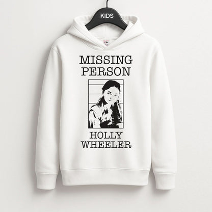 Missing Person Holly Kids Hoodie