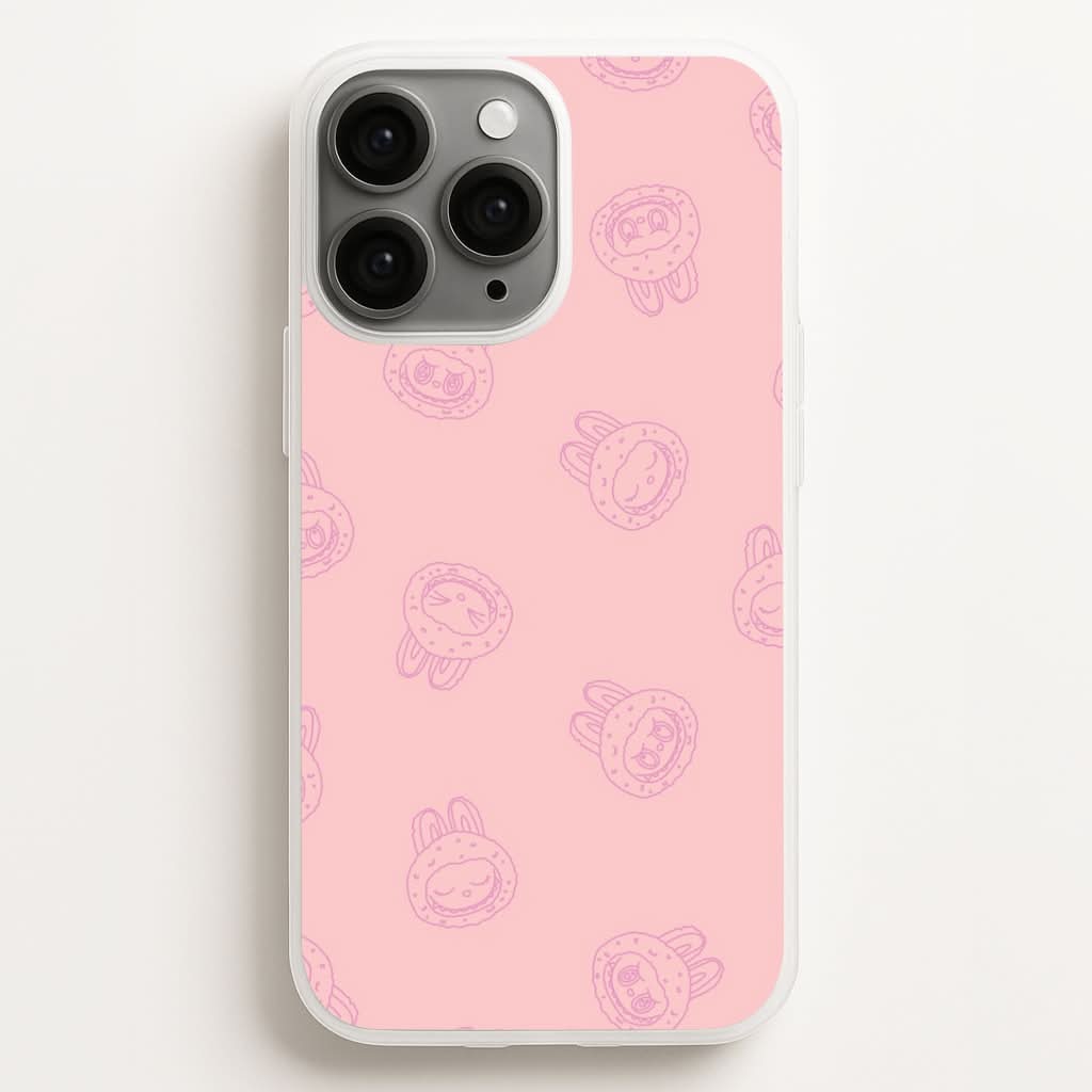 Monsters Outline Pattern II Phone Case