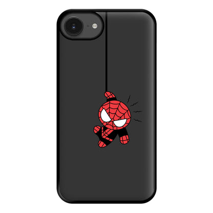 Gray Hanging Spider Hero iPhone 16e Case