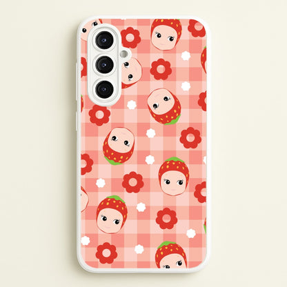 Strawberry Angel Pattern Galaxy A16 Case