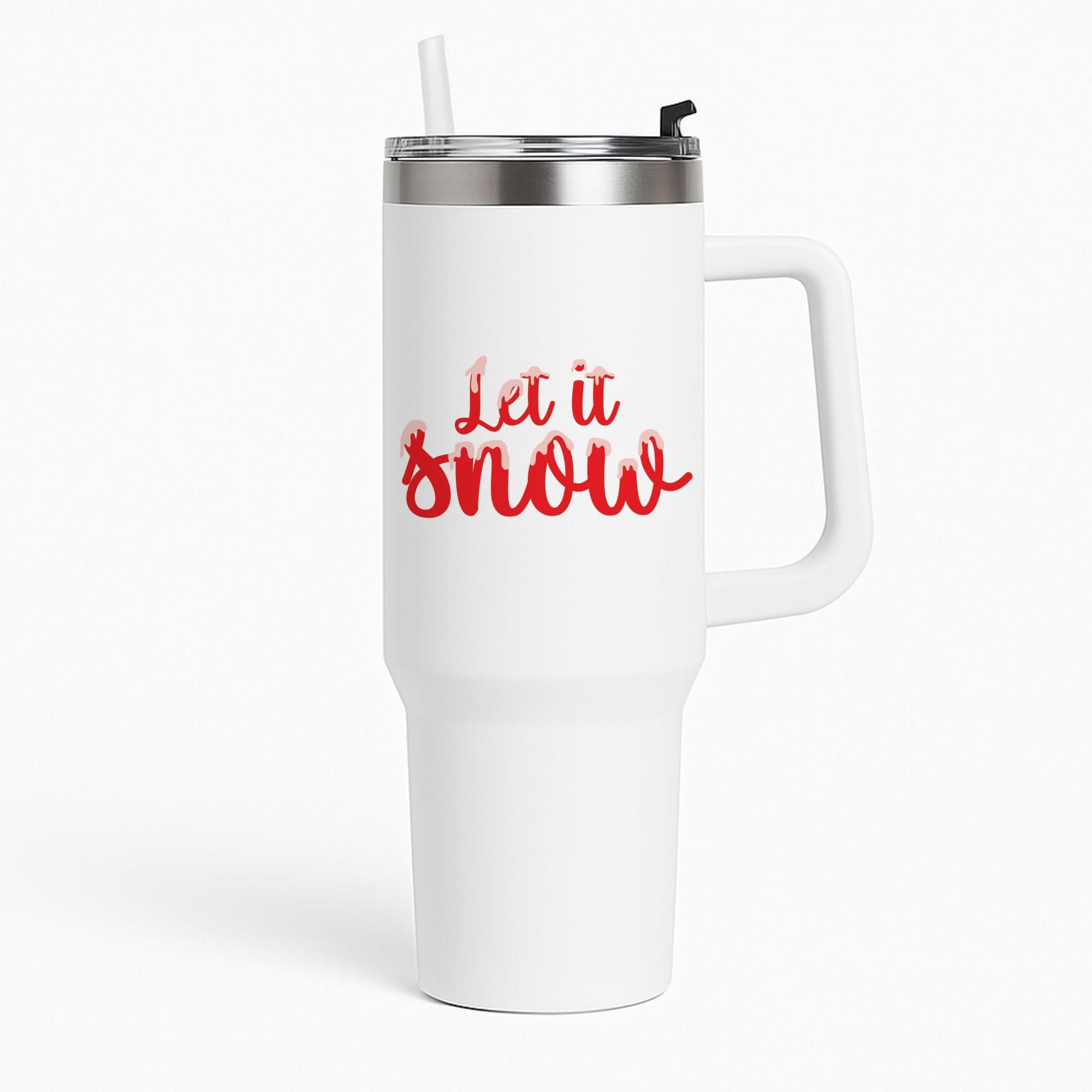 Let It Snow Snowflakes Tumbler
