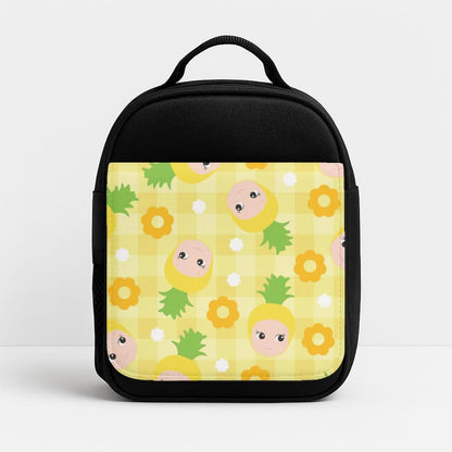 Pineapple Angel Pattern Insulated Lunch Bag