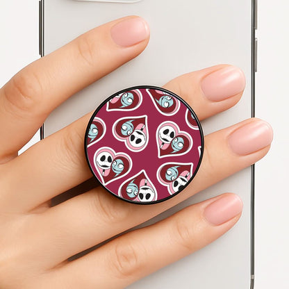 J And S Heart Pattern Phone Grip