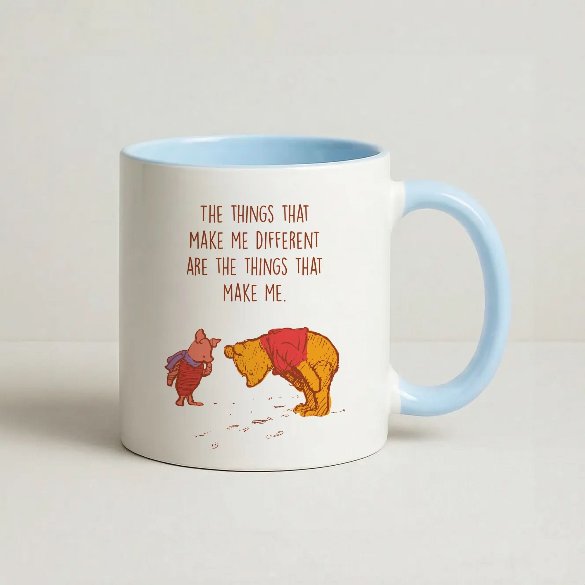 The Things That Make Me Different  Blue Mug