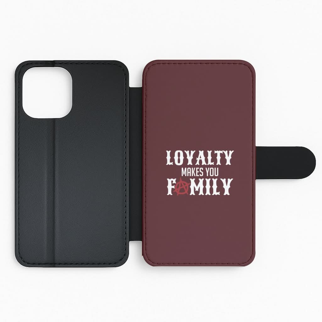 Loyalty Makes You Family Flip Phone Case