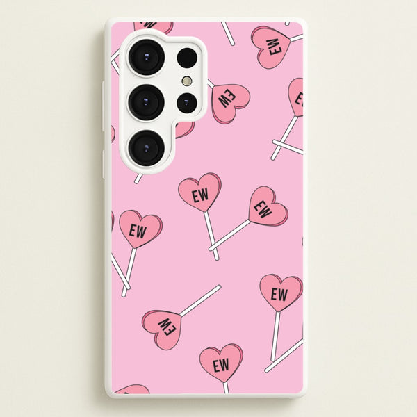 Ew Love Heart Lolipops Pattern Galaxy S25 Ultra Case