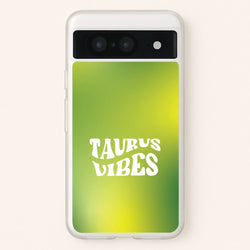 Taurus Vibes Gradient Zodiac Google Pixel 8 Case