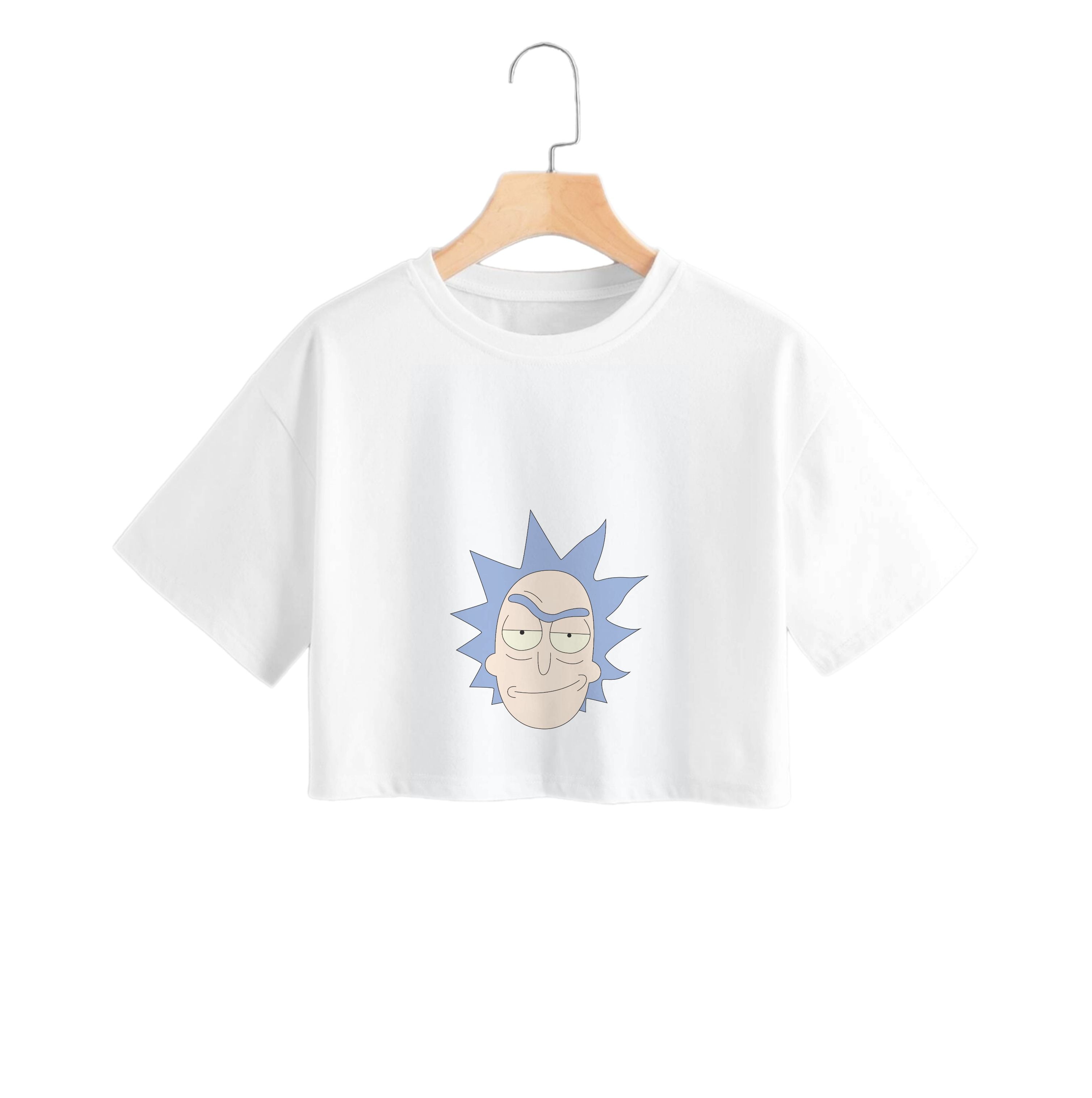 Smirk - Rick And Morty Crop Top