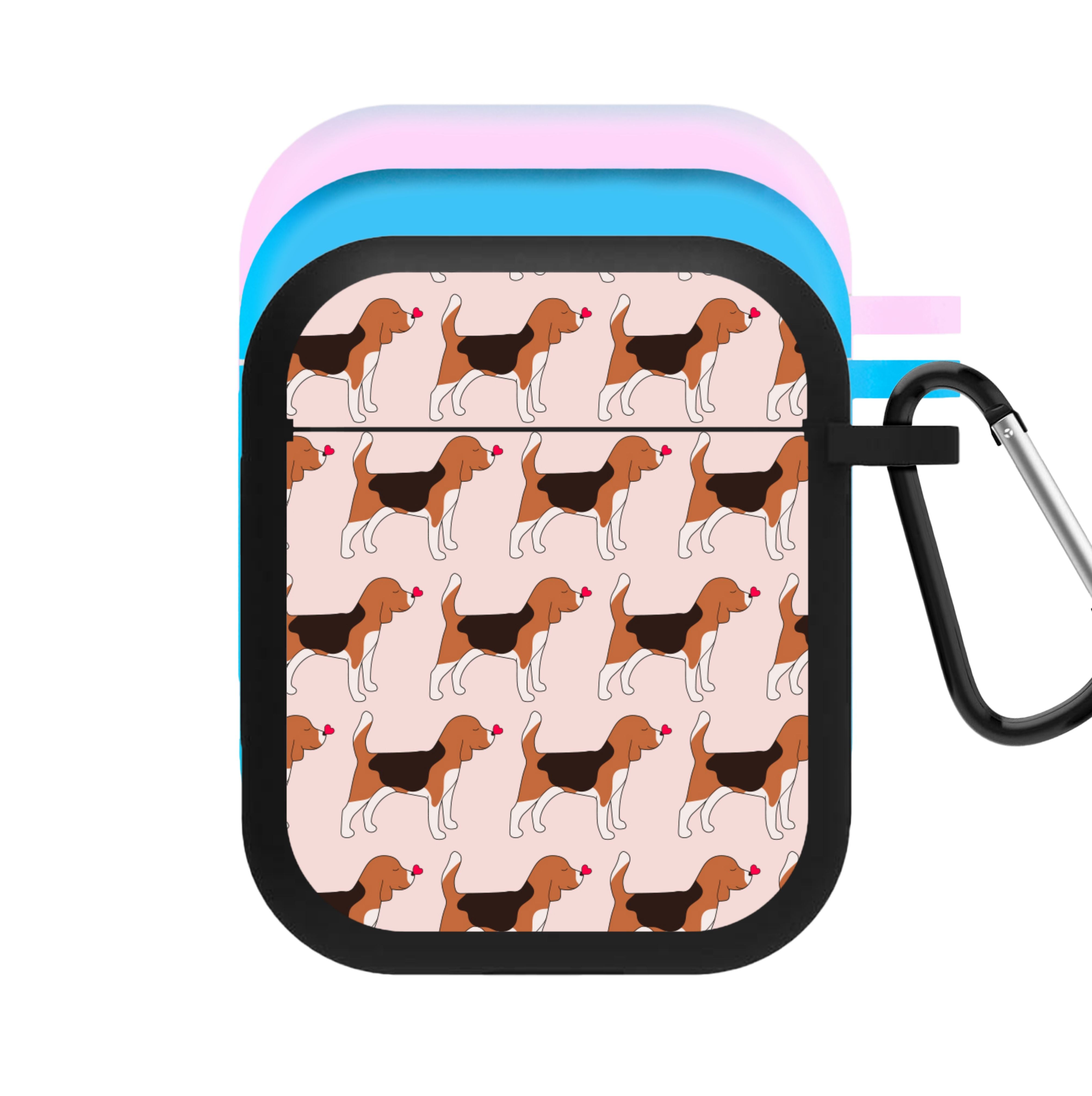 Love Beagle - Dog Pattern AirPods Case